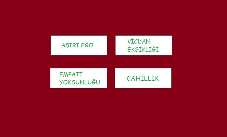 Read more about the article BÜYÜK SORUNLARIMIZ